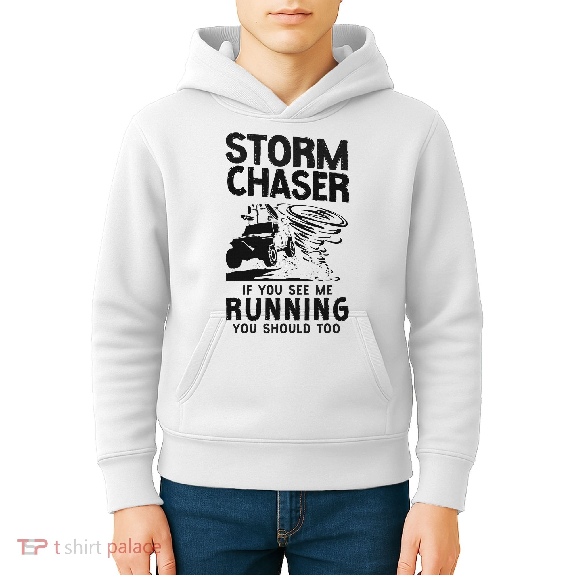 Storm Chaser Hurricane Meteorology Tornado Storm Chaser If Kids Hoodie