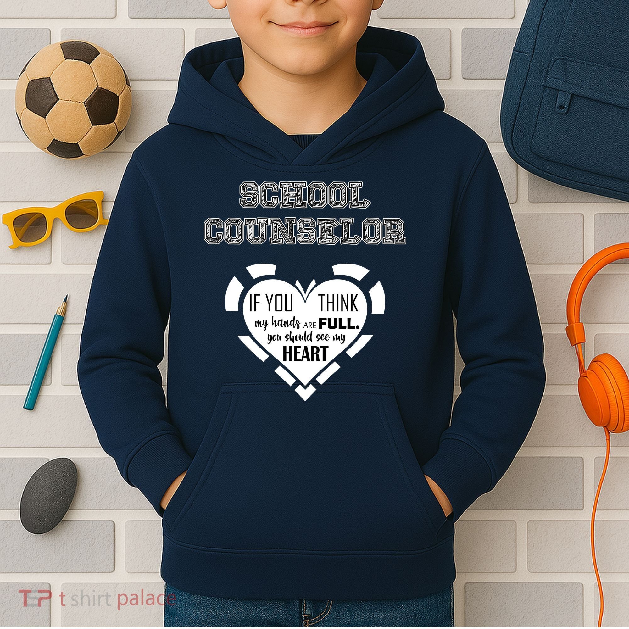 School Counselor  Kids Hoodie