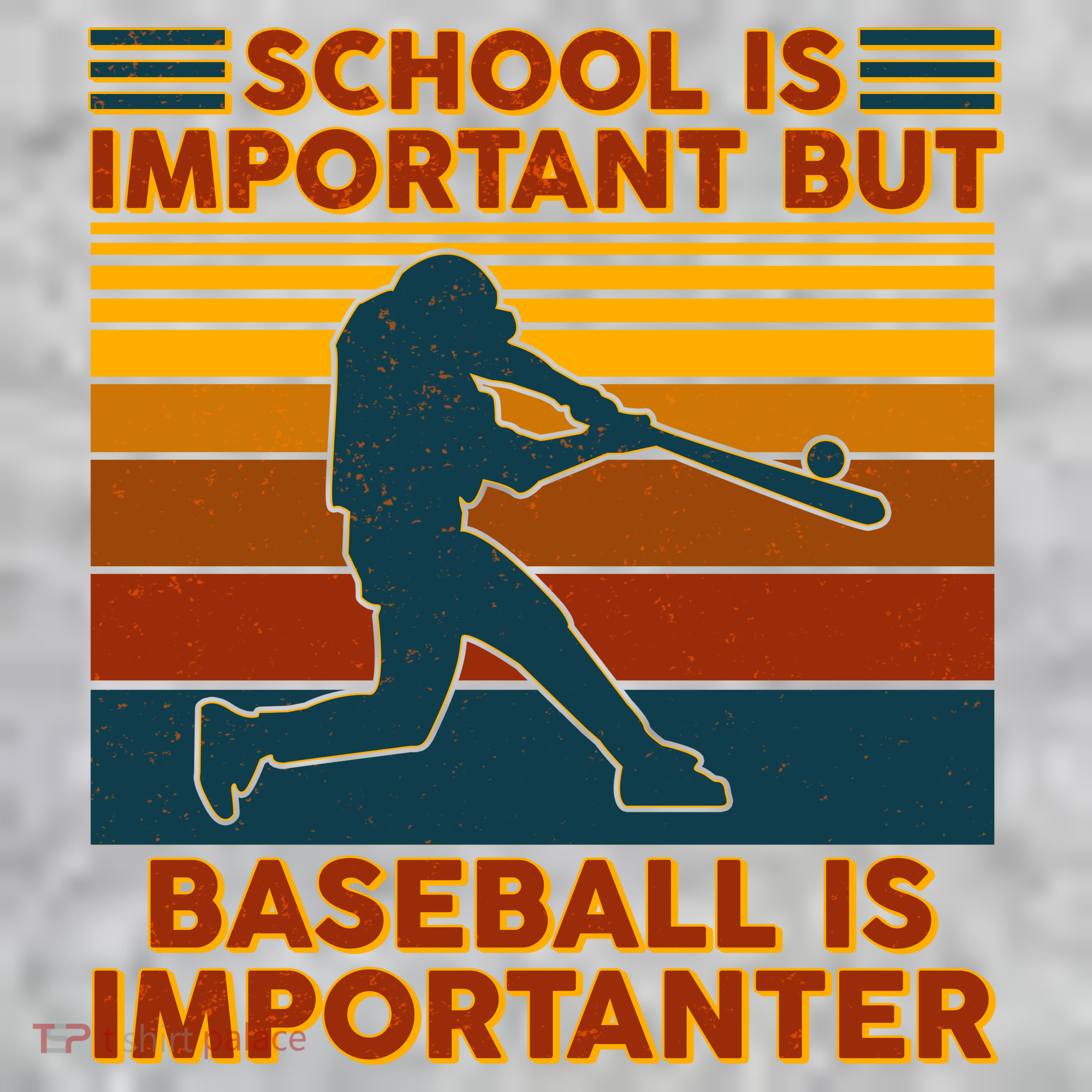 School Is Important But Baseball Is Importanter Kids T-Shirt