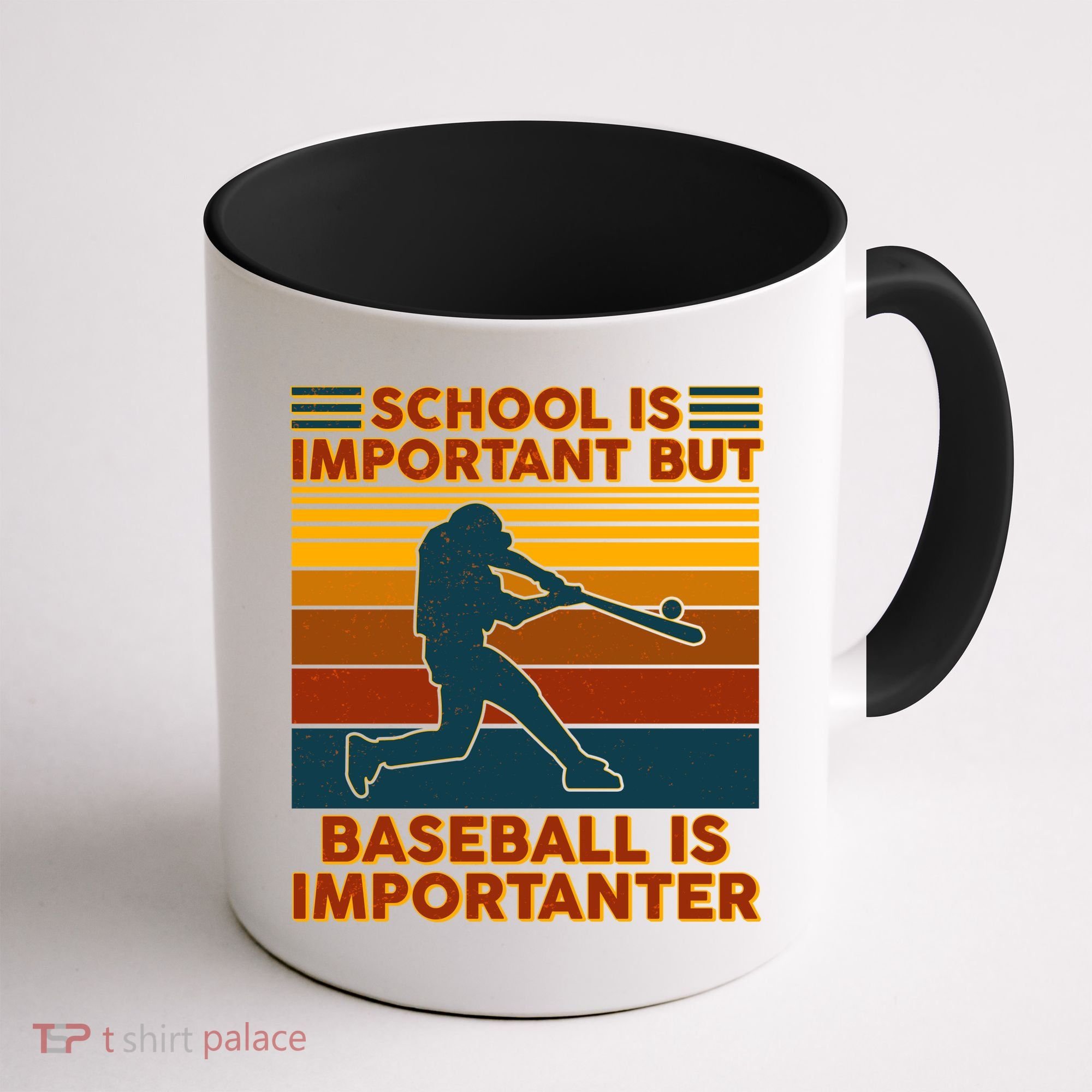 School Is Important But Baseball Is Importanter Coffee Mug