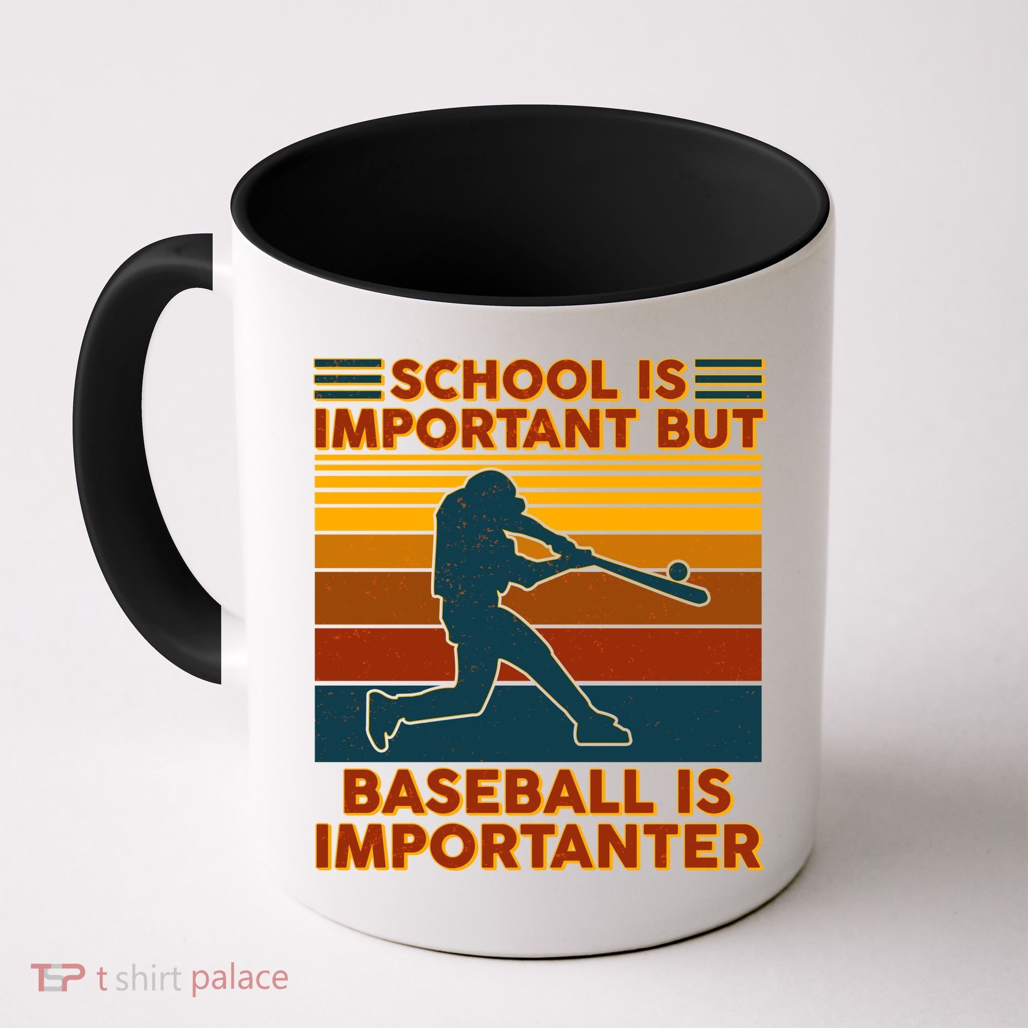 School Is Important But Baseball Is Importanter Coffee Mug