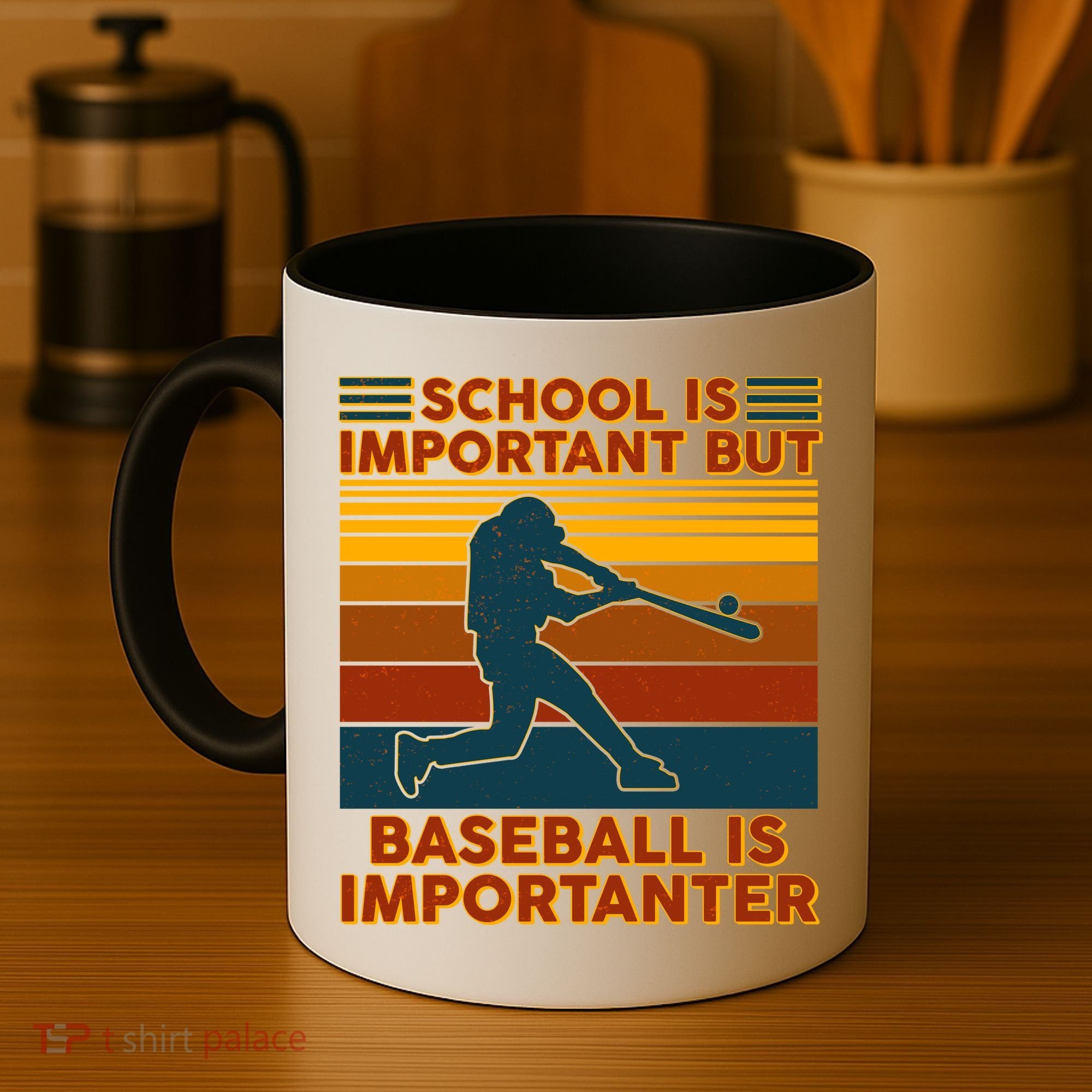 School Is Important But Baseball Is Importanter Coffee Mug