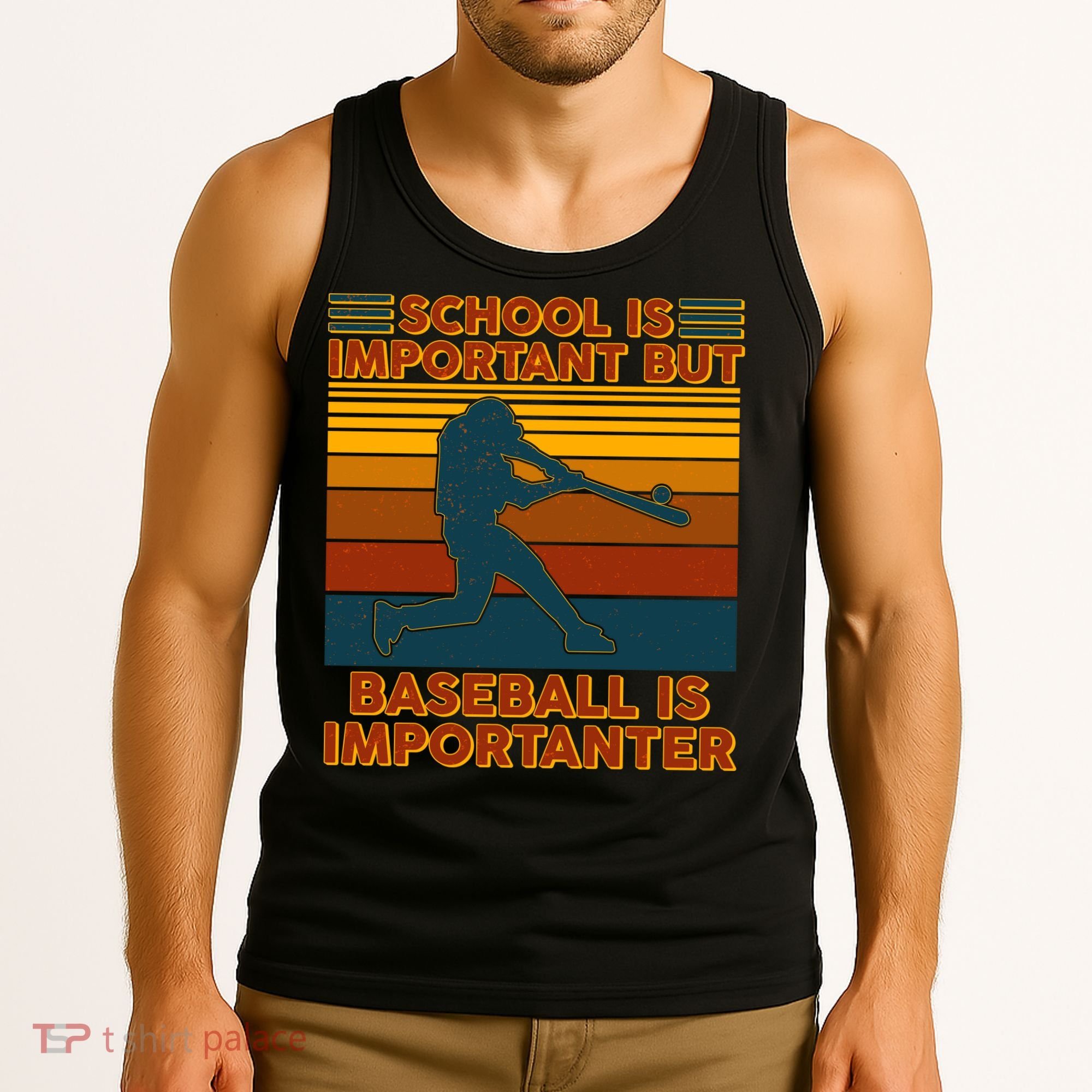 School Is Important But Baseball Is Importanter Tank Top