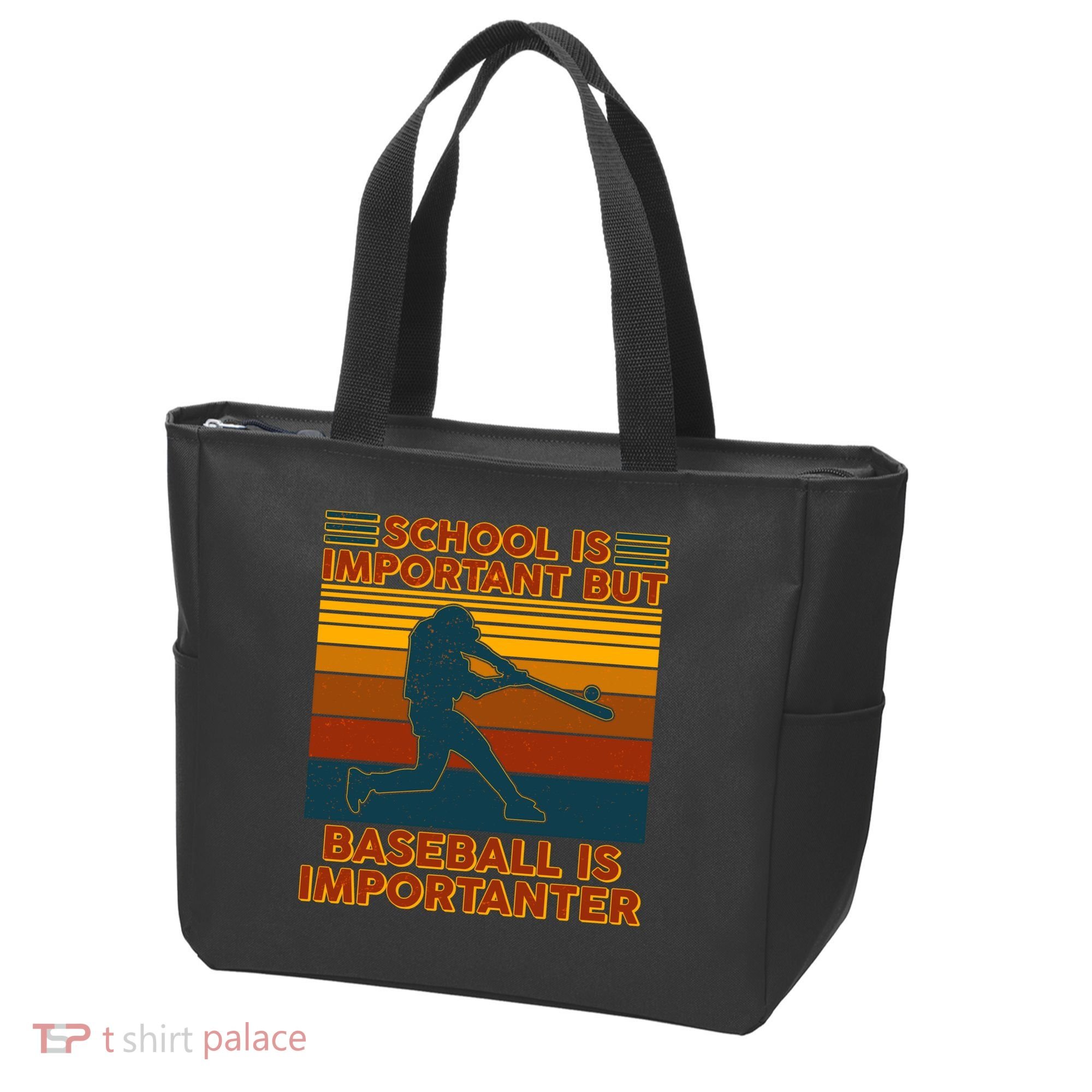 School Is Important But Baseball Is Importanter Tote Bag