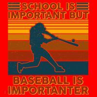 School Is Important But Baseball Is Importanter Santa Hat thumb 1