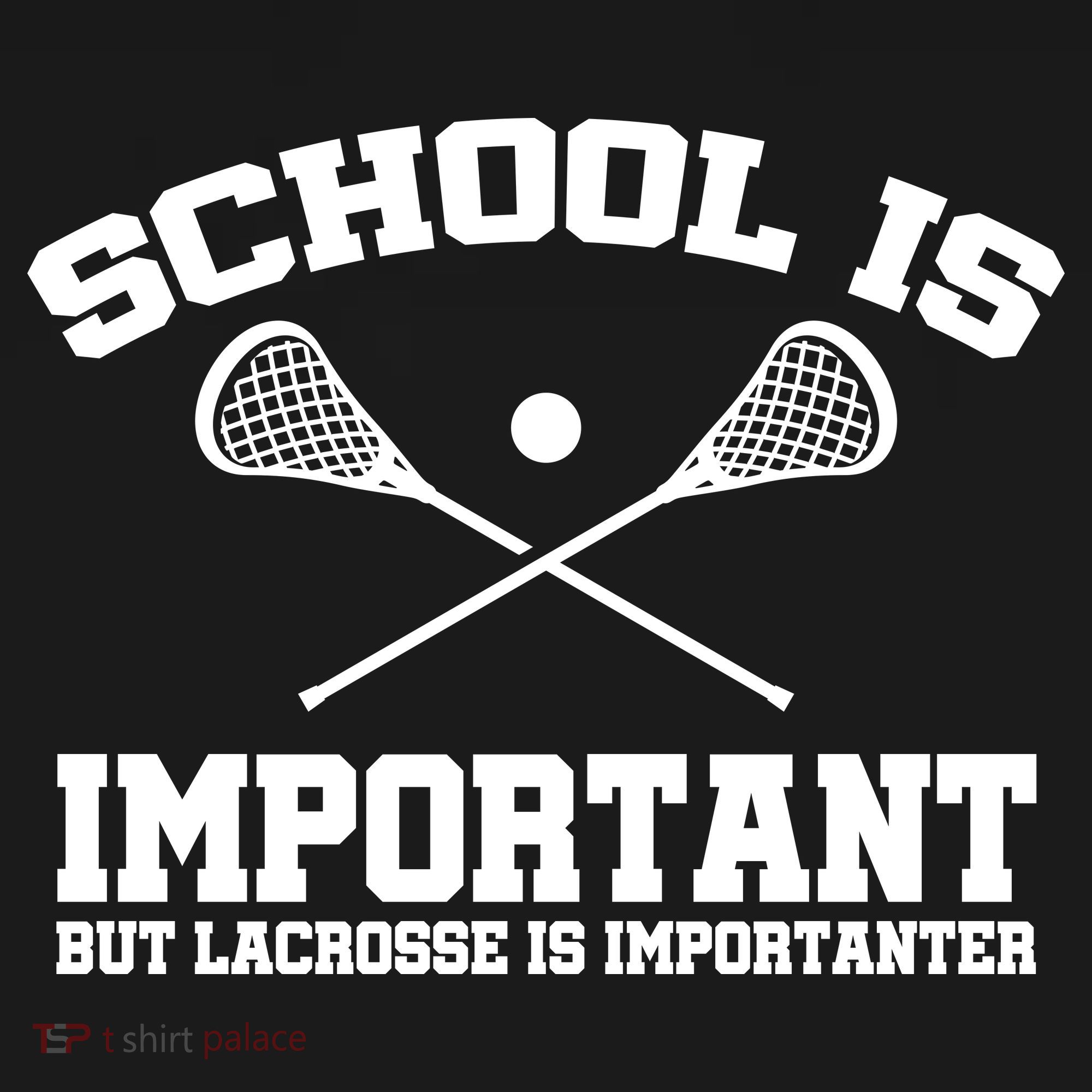 School Is Important But Lacrosse Is Importanter Women's Hoodie