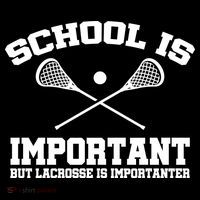 School Is Important But Lacrosse Is Importanter Mousepad thumb 1