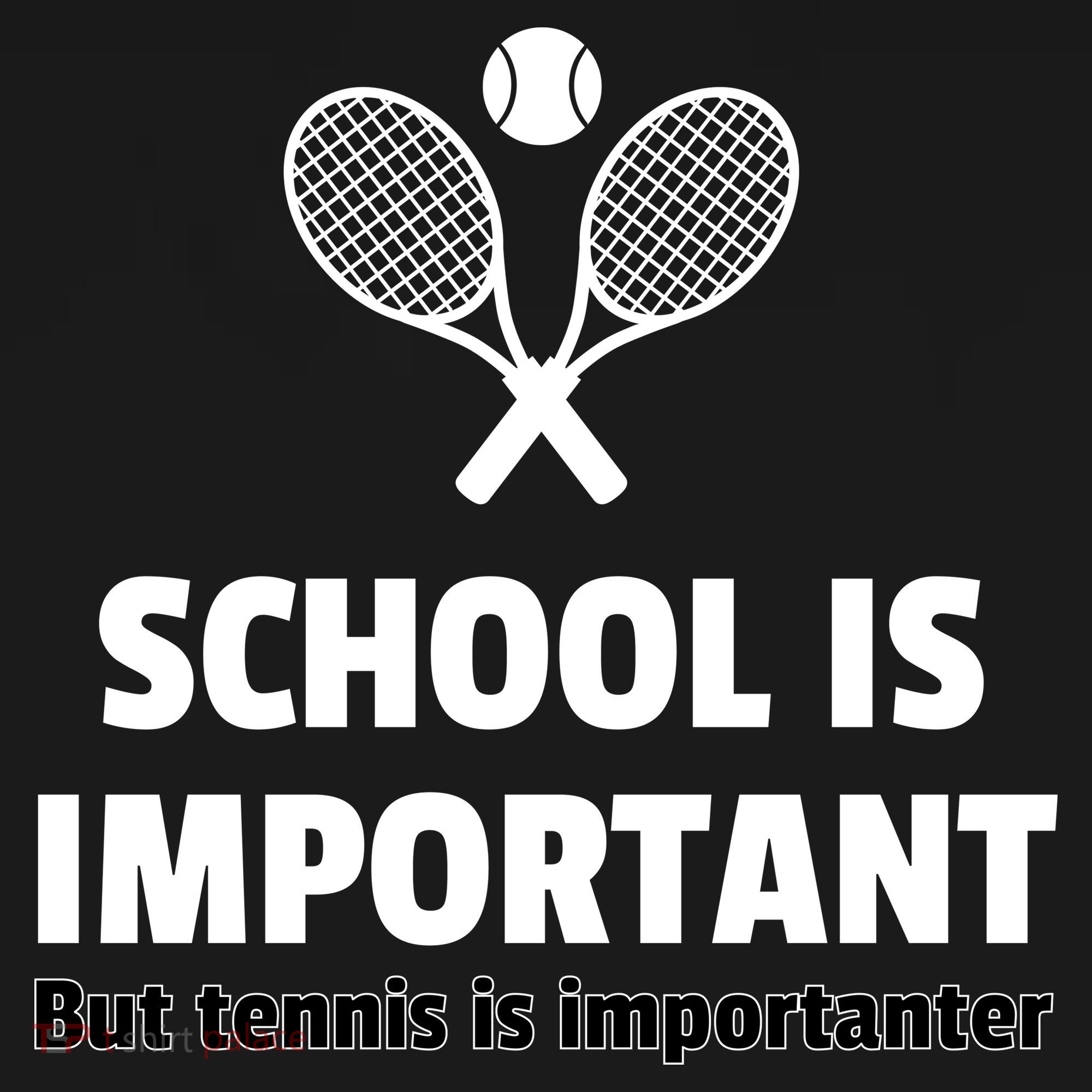 School Is important But Tennis Is Importanter Women's Hoodie