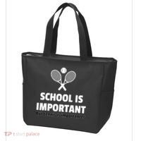 School Is important But Tennis Is Importanter Tote Bag thumb 3
