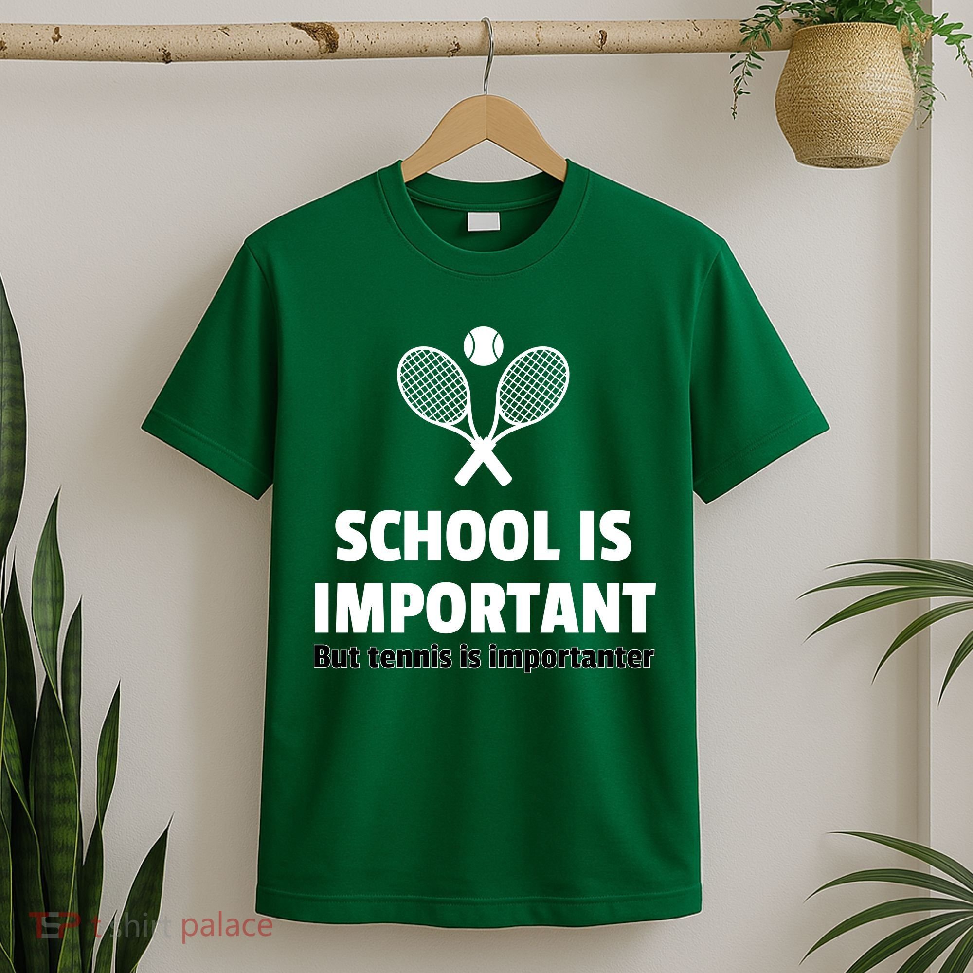 School Is important But Tennis Is Importanter T-Shirt