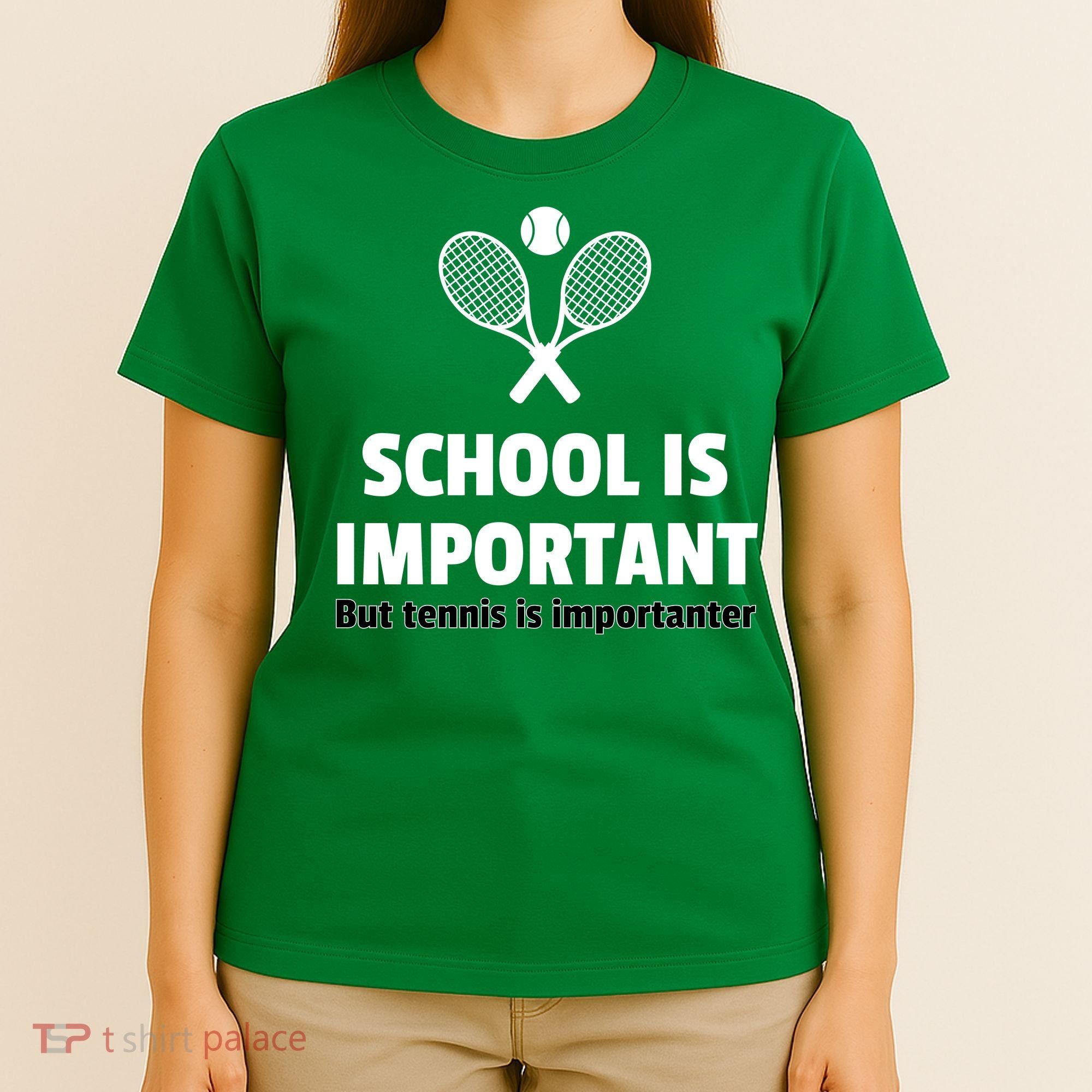 School Is important But Tennis Is Importanter T-Shirt