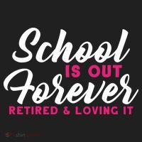 School Is Out Forever Retired Golf Towel thumb 3