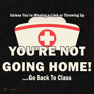 School Nurse Go Back To Class Ladies PosiCharge Tri-Blend Wicking Tank
