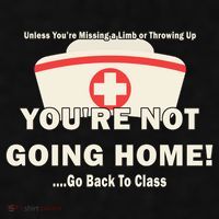 School Nurse Go Back To Class Ladies PosiCharge Tri-Blend Wicking Tank thumb 2