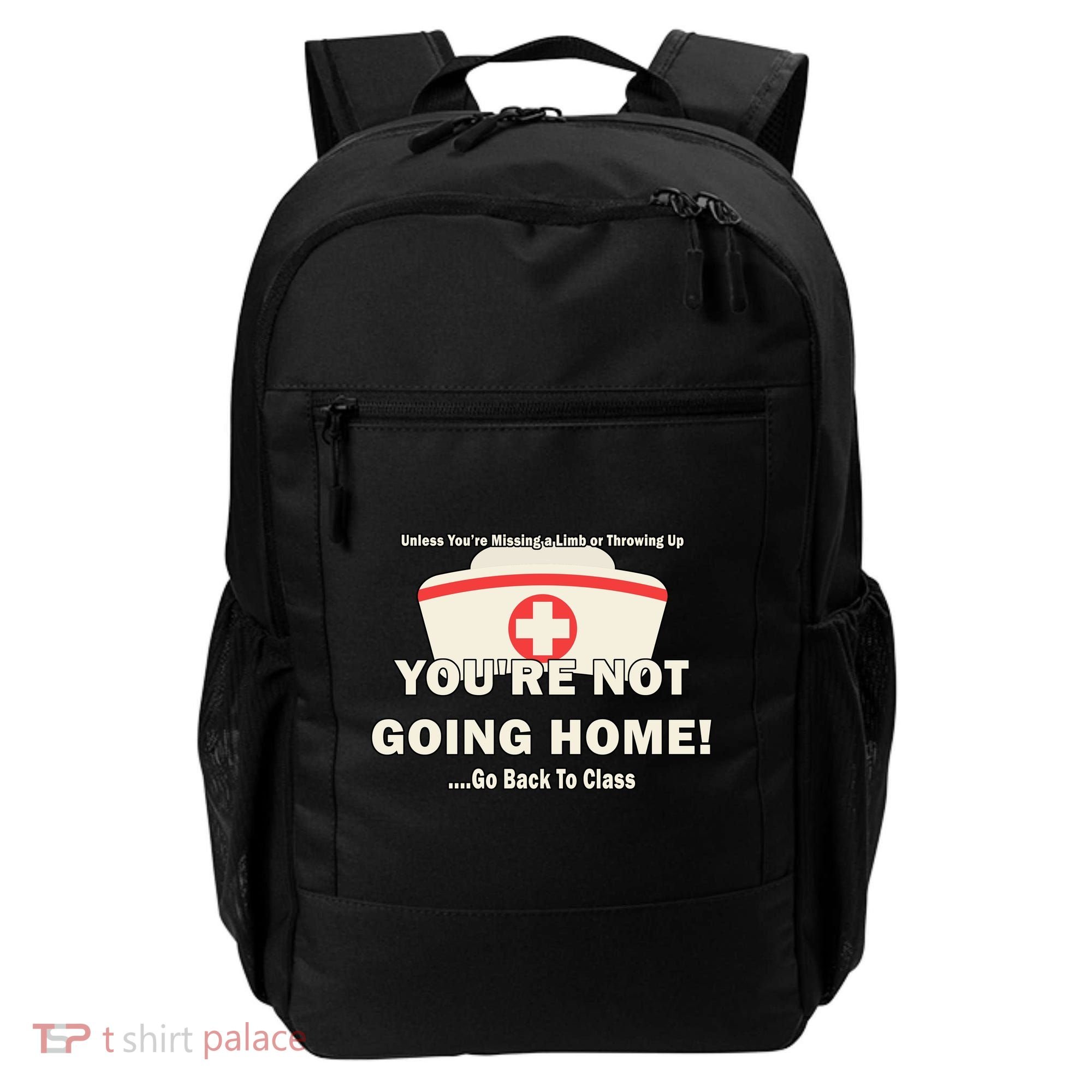 School Nurse Go Back To Class Backpack