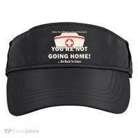 School Nurse Go Back To Class Adult Drive Performance Visor thumb 0