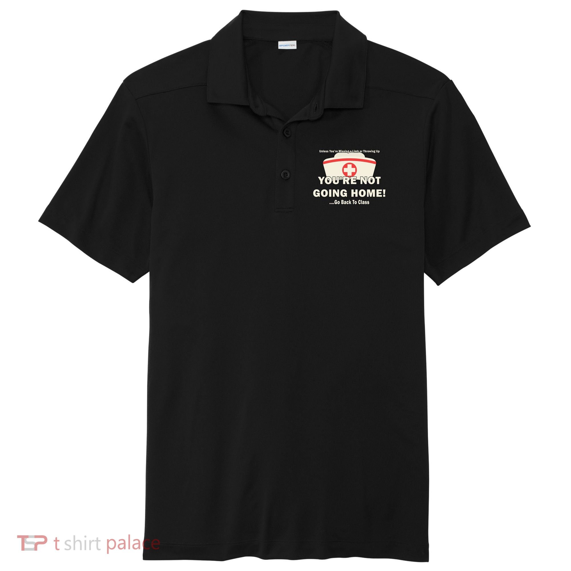 School Nurse Go Back To Class Sport-Tek Posi-UV Pro Polo