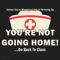 School Nurse Go Back To Class Plastic Christmas Ball Ornament thumb 1