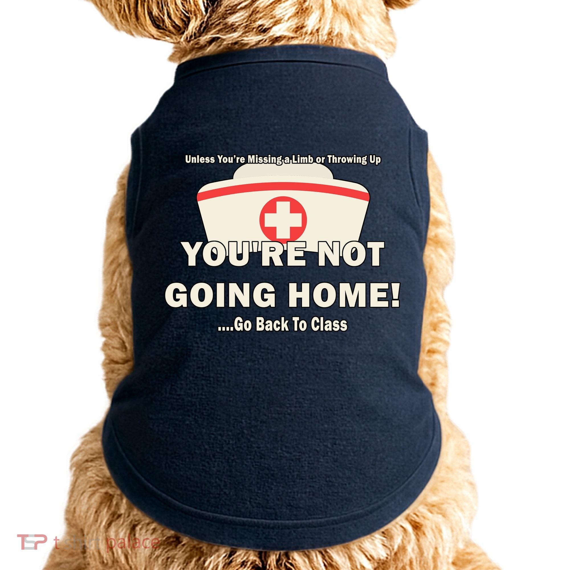 School Nurse Go Back To Class Doggie Tank