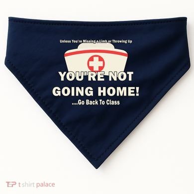 School Nurse Go Back To Class USA-Made Doggie Bandana