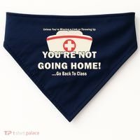 School Nurse Go Back To Class USA-Made Doggie Bandana thumb 0