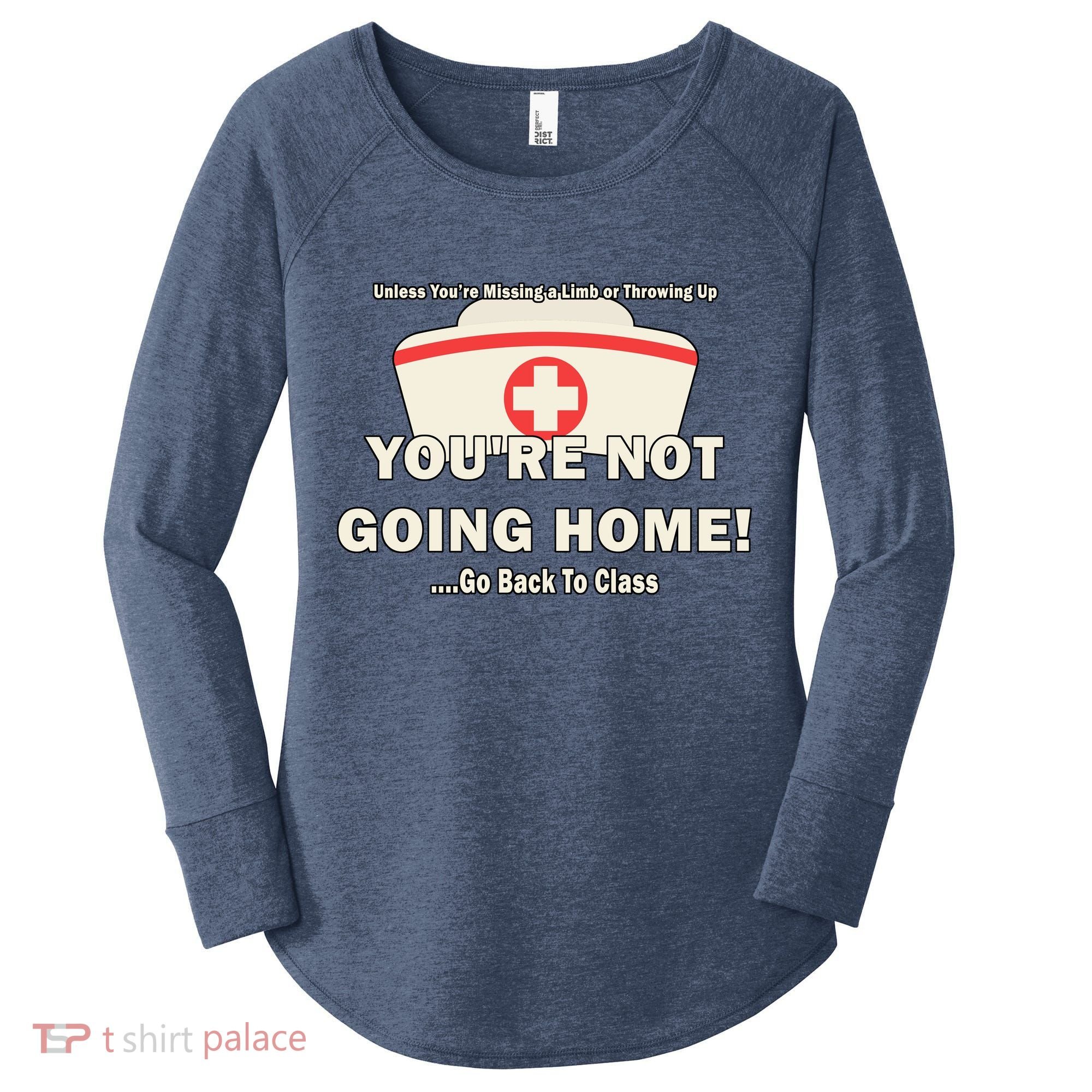 School Nurse Go Back To Class Women's Perfect Tri Tunic Long Sleeve Shirt