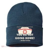 School Nurse Go Back To Class Sustainable Knit Beanie thumb 0