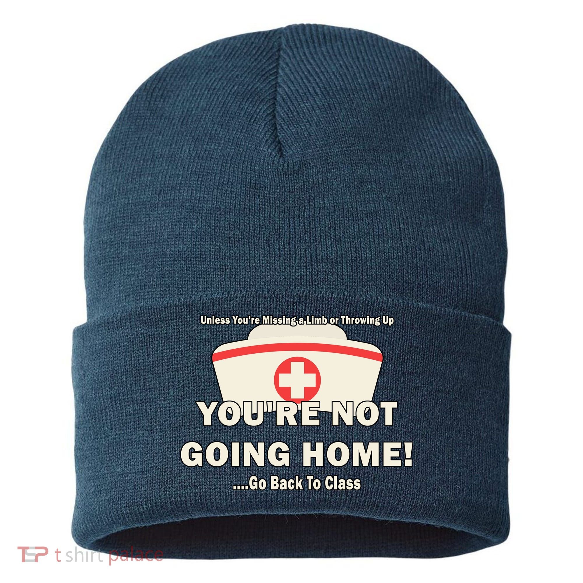 School Nurse Go Back To Class Sustainable Knit Beanie