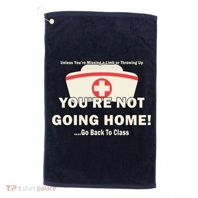 School Nurse Go Back To Class Golf Towel