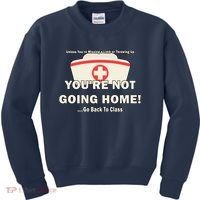 School Nurse Go Back To Class Kids Sweatshirt thumb 0