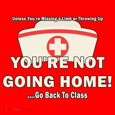School Nurse Go Back To Class Santa Hat