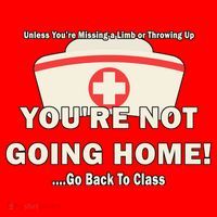School Nurse Go Back To Class Santa Hat thumb 1