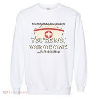 School Nurse Go Back To Class Garment-Dyed Sweatshirt thumb 0