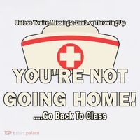 School Nurse Go Back To Class Garment-Dyed Sweatshirt thumb 2