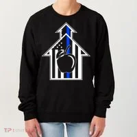 School Police Blue Thin Line Women's Sweatshirt thumb 0