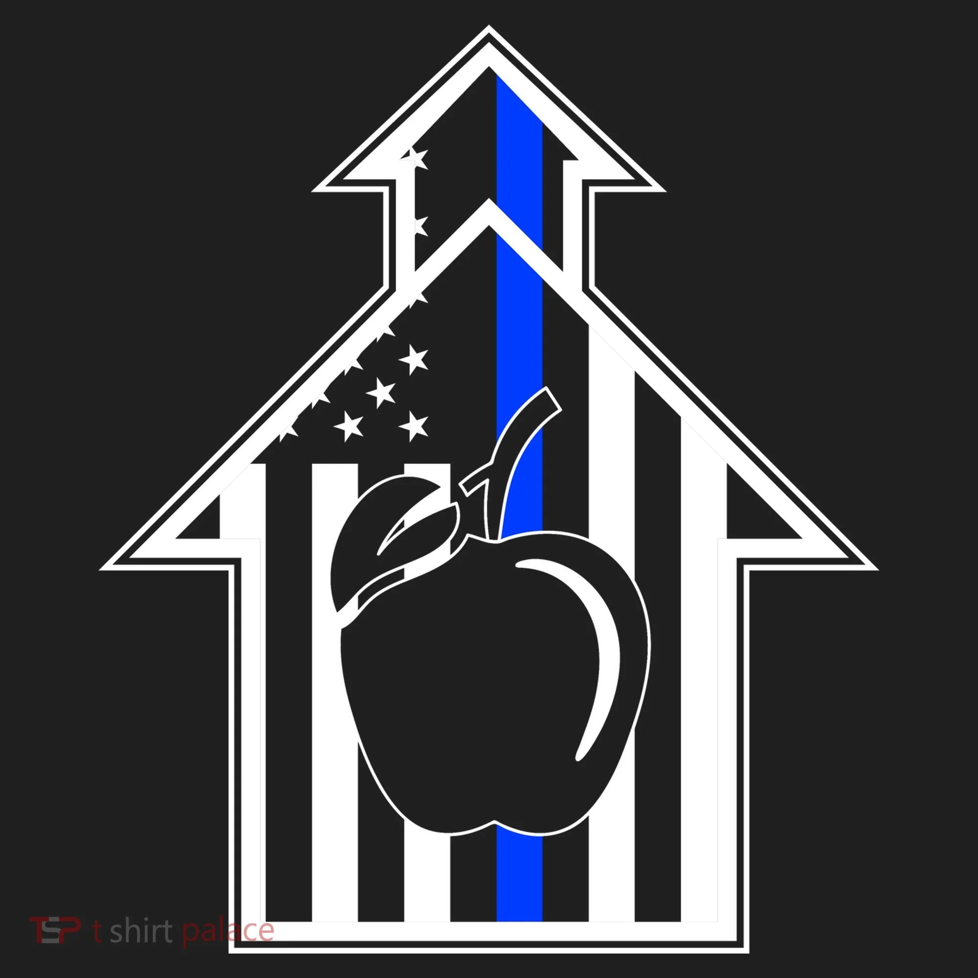 School Police Blue Thin Line Women's Sweatshirt