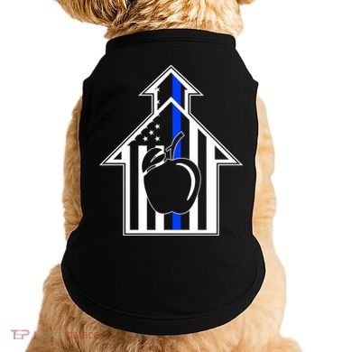 School Police Blue Thin Line Doggie Tank