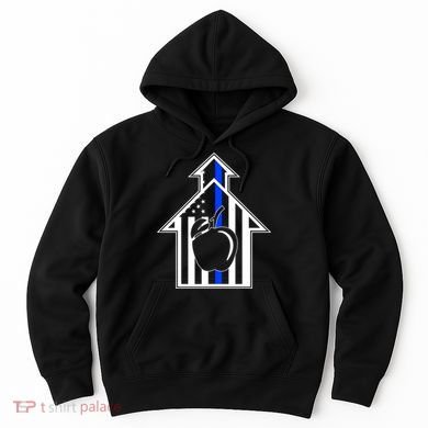 School Police Blue Thin Line Hoodie
