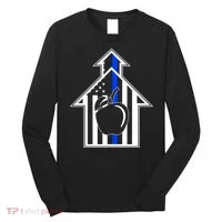 School Police Blue Thin Line Long Sleeve Shirt thumb 0