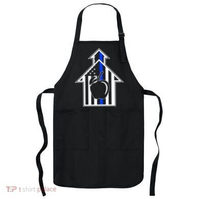 School Police Blue Thin Line Apron