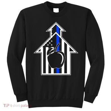 School Police Blue Thin Line Sweatshirt