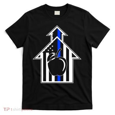 School Police Blue Thin Line T-Shirt