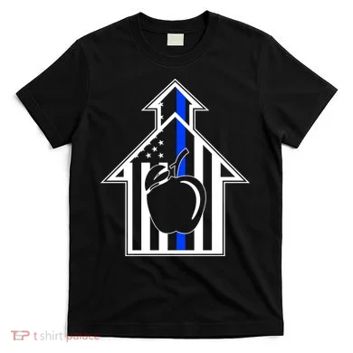 School Police Blue Thin Line T-Shirt