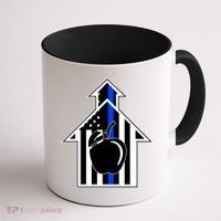 School Police Blue Thin Line Coffee Mug thumb 1