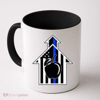 School Police Blue Thin Line Coffee Mug thumb 0