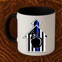 School Police Blue Thin Line Coffee Mug thumb 2