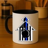 School Police Blue Thin Line Coffee Mug thumb 4