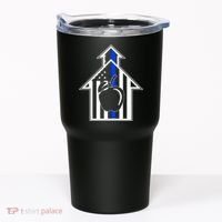 School Police Blue Thin Line Tumbler thumb 0