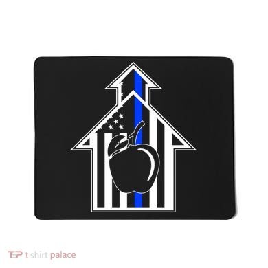 School Police Blue Thin Line Mousepad