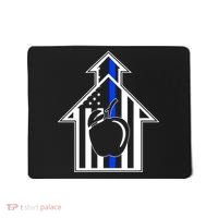 School Police Blue Thin Line Mousepad thumb 0